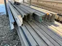 Scaffold Plank Walkways, Aluminum, 20ft to 36ft, and Supporting Scaffolding Material, 1 Lot.