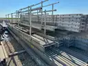 Scaffold Plank Walkways, Aluminum, 20ft to 36ft, and Supporting Scaffolding Material, 1 Lot.