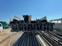 Scaffold Plank Walkways, Aluminum, 20ft to 36ft, and Supporting Scaffolding Material, 1 Lot.