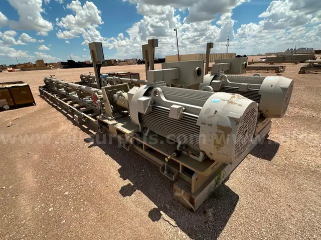 Horizontal Pump, Summit ESP HPS, 116-Stage, Skid Mounted, 350hp Motor, Qty 2
