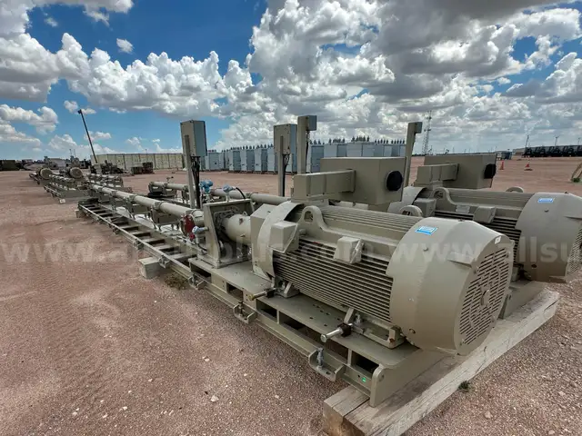 Horizontal Pump, Summit ESP HPS, 116-Stage, Skid Mounted, 350hp Motor, Qty 2