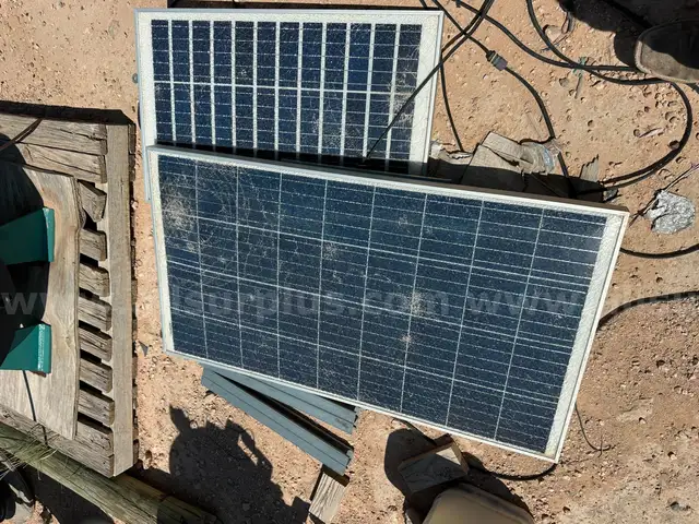 RAB Outdoor Floodlights &#x26; Assorted Solar Panels, Qty 7 Floodlights &#x26; 15 Solar Panels
