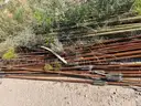Sucker Rods, Steel &#x26; Fiberglass, 3/4in To 1in, 25ft To 40ft, Qty Approx 75 pcs