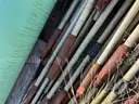 Sucker Rods, Steel &#x26; Fiberglass, 3/4in To 1in, 25ft To 40ft, Qty Approx 75 pcs