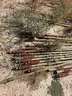 Sucker Rods, Steel &#x26; Fiberglass, 3/4in To 1in, 25ft To 40ft, Qty Approx 75 pcs