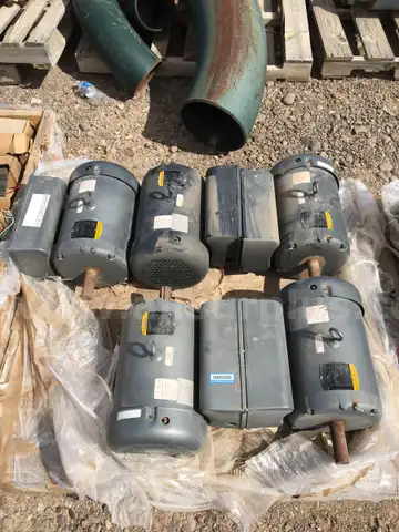 Electric Motors, 5hp, Baldor, Qty 11