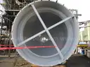 Coke Fine Surge Tank, 304L Stainless, 26ft 10-1/2in H X 15ft 11-3/4in D, UNUSED
