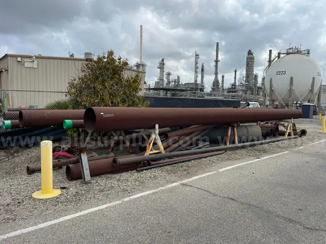 Pipe, Valves &#x26; Fittings, Various Types, Sizes &#x26; Grades, 1 Lot
