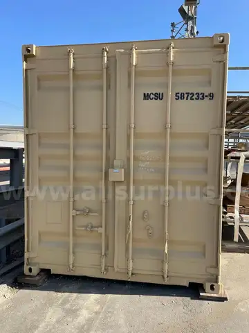 Storage Container, 40ft, w/ Scaffolding Contents, Qty 1