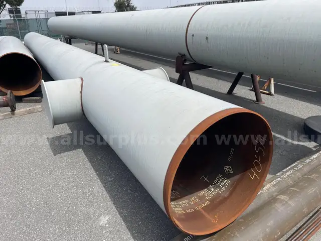 Pipe, Pipe Spools & Stainless Steel Sheets, 1 Lot