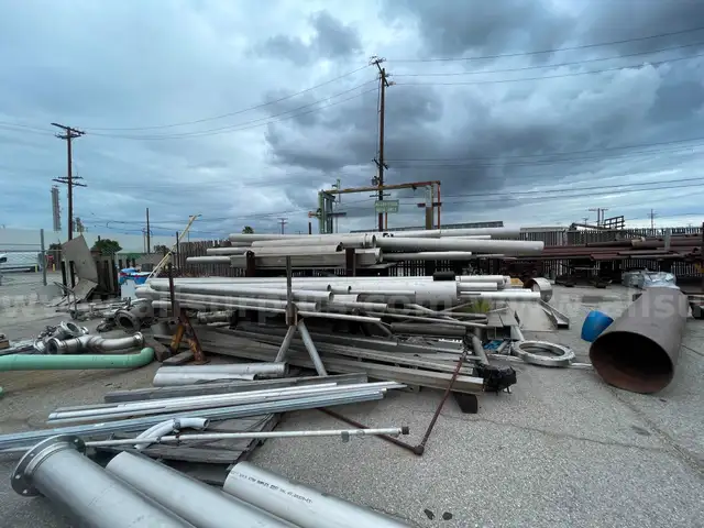 Stainless Steel Pipe, 1-1/2in thru 10in OD, Approximately 100 Joints