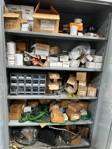 Storage Cabinets, w/ Various Contents, Qty 10