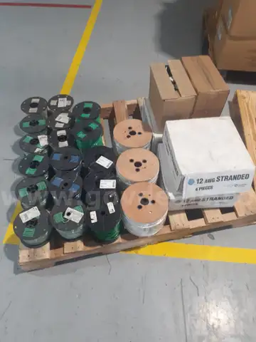 36 Spools of Assorted Types of Electrical Wire