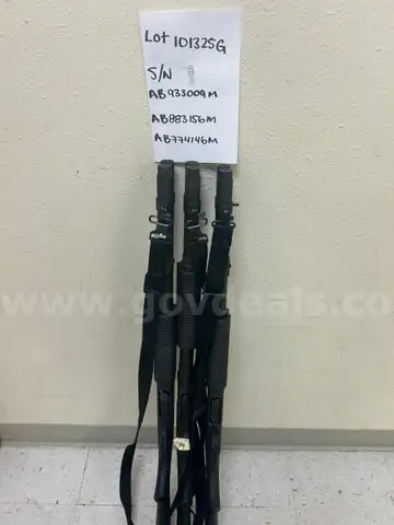 Quantity Three (3) Remington 870 Patrol / Tactical 12 Gauge Shotguns