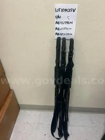Quantity Three (3) Remington 870 Patrol / Tactical 12 Gauge Shotguns