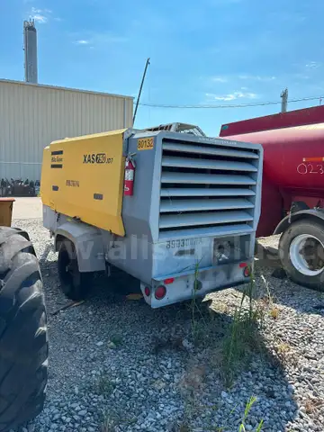Portable Air Compressor, Atlas Copco XAS 750 JD7, 2011, Trailer Mounted, Qty 1