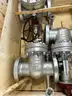 Valves, Gate Valves &#x26; Swing Check Valve, 6in, 600#, RF, CS, WCB, Bonney Forge, Qty 3