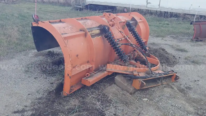 Highway-Grade 11' Reversible Snowplow (Spring-Loaded)