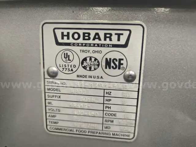 Hobart Mixer