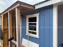 16&#x27; x 11&#x27; shed, painted blue with white trim