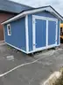 16&#x27; x 11&#x27; shed, painted blue with white trim