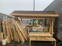 BUS SHELTERS, BUS STOP BENCHES &#x26; TRASH CAN HOLDERS