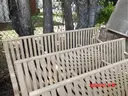 BUS SHELTERS, BUS STOP BENCHES &#x26; TRASH CAN HOLDERS