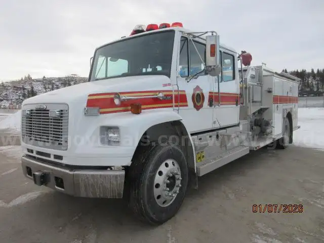 2003 Freightliner FL80 Fire Truck/Pumper - Cummins ISC Diesel Engine