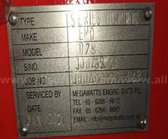 MOTOR-TRACTION, EMD, D-79