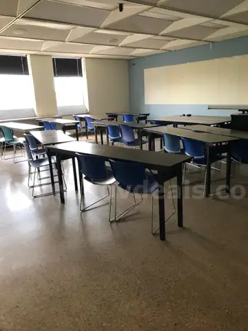 Used 25 stackable chairs and 16 classroom folding tables. (FR309)