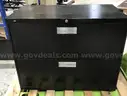 Used 2 drawer lateral filing cabinet and wall mount magazine holder. (OP)