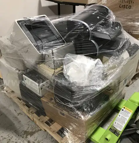 Used pallet of printers. (OP)