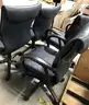 4 used dark blue boardroom chairs. (OP)