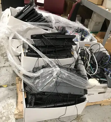 Used pallet of keyboards, mice and miscellaneous cords.  (OP)