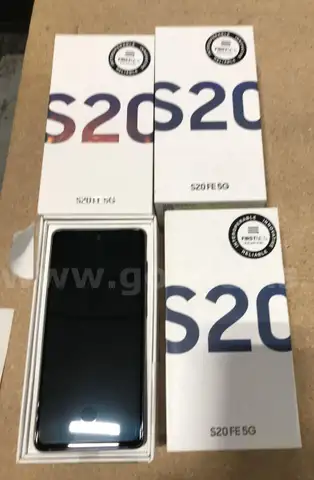 4 like new Samsung Galaxy S20 FE 5G's
