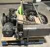 Half pallet of metal scrap and an air compressor motor. (OP)