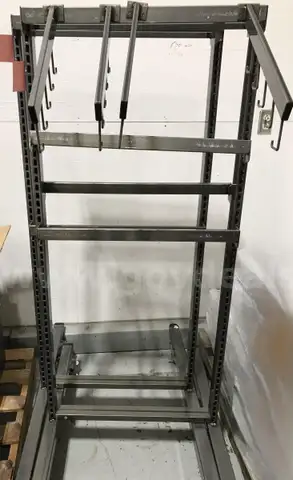 2 used retail clothing racks. (OP)