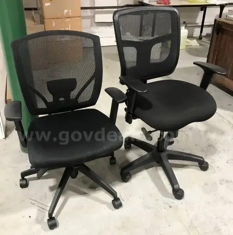 2 used black chairs. (OP)