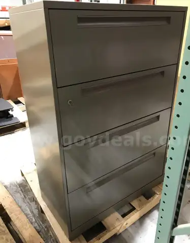 2 used 4 drawer lateral filing cabinets. (OP)