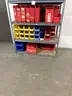 Used small plastic shelf bins for the workshop. (FM)