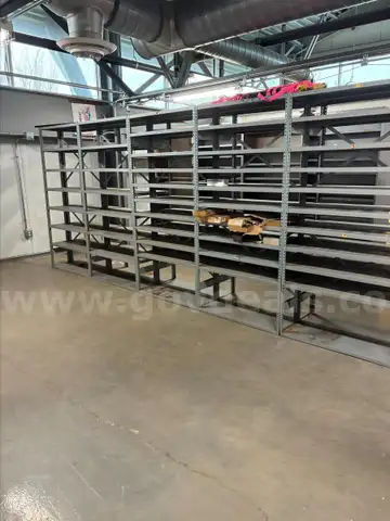 The lot is for a row of used shop shelving. (FM)