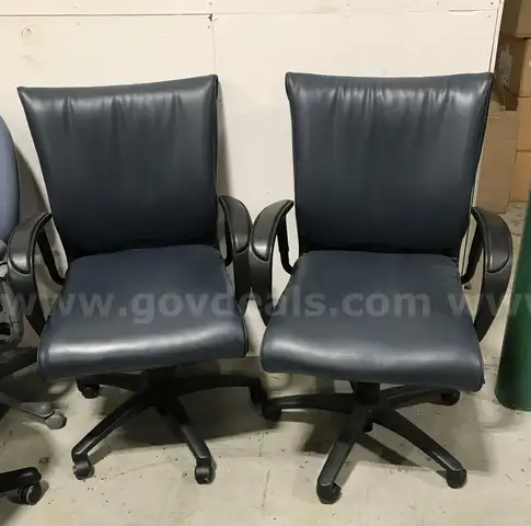 2 used boardroom rolling chairs. (OP)