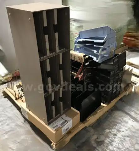 Small pallet of office accessories. (OP)