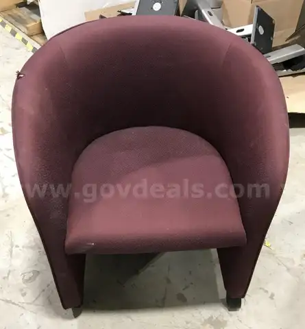 Used maroon armchair. (OP)