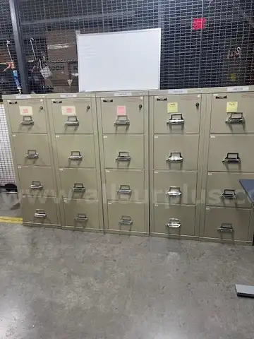 32 Pcs. Fire Proof File Cabinets