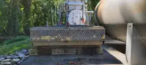 Heater Vessel, 8ft x 20ft x 10ft, w/ Condenser 7ft 8in x 30.5ft x 2ft, 1 Lot