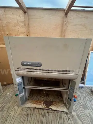 Fume Hood, LABCONCO w/ Cabinet, Countertop &#x26; Spare Parts, 1 Lot