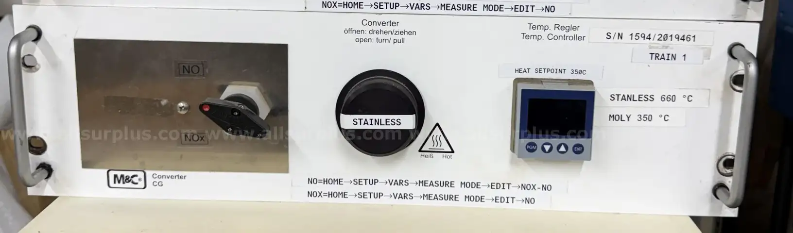 Gas Converter, M&C Model CG-2PV, Qty 2