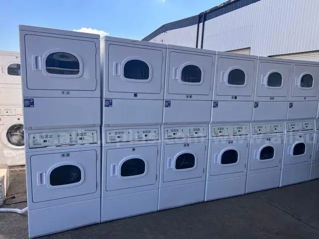 Speed Queen LTEE5ASP173TW01 Commercial Stack Washer-Dryer Combo 60Hz