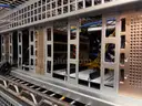 Bitcoin and Ethereum mining operation with backup generator power